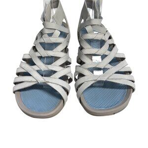 BARETRAP Sammie's Strappy Waterproof Sandal GREY/SILVER 10